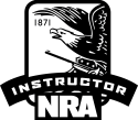Logo - NRA Instructor - BW